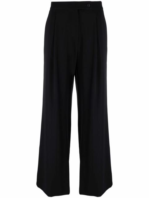 EMPORIO ARMANI high-waist wide-leg trousers