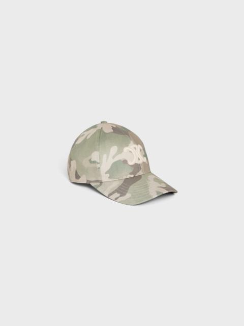 CELINE baseball cap in camouflage cotton