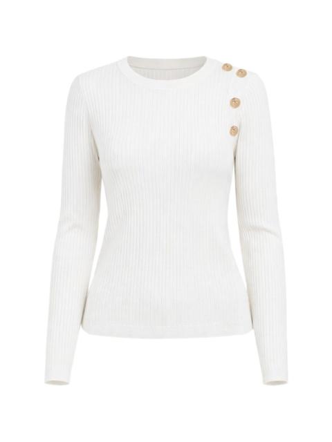 GUESS USA ribbed button sweater