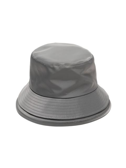 sacai Nylon Twill Double Brim Hat Gray