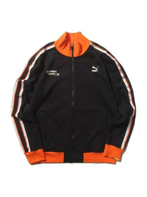 PUMA PUMA X Randomevent Track Jacket 'Black/Orange' 596668-01