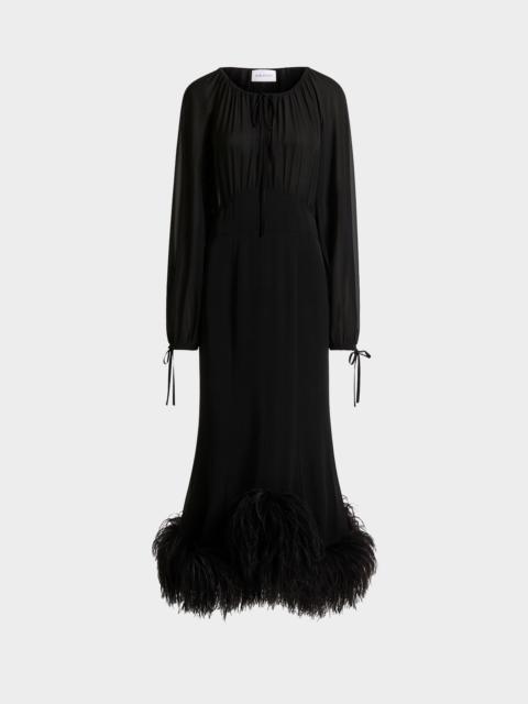 16ARLINGTON DAVIS MIDI DRESS IN CHIFFON