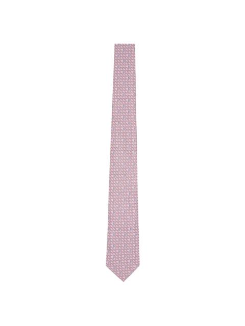 ZEGNA Pink Silk Tie
