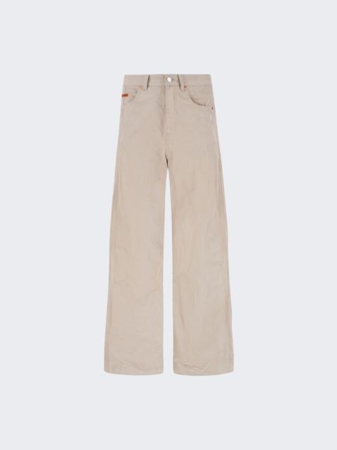 Martine Rose Sports Chino Trousers Beige