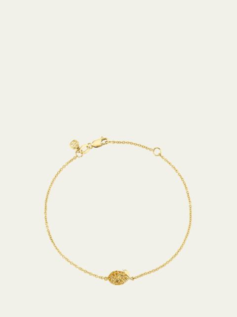 SYDNEY EVAN 14K Yellow Sapphire Lemon Fixed Bracelet