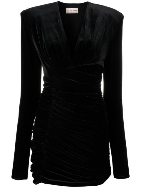 ALEXANDRE VAUTHIER V-neck ruched dress
