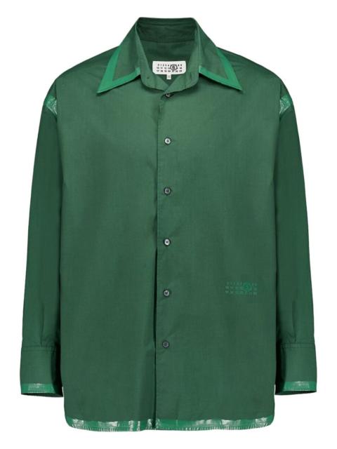MM6 Maison Margiela button-up cotton shirt