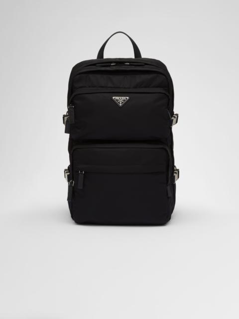 Prada Re-Nylon and Saffiano leather backpack