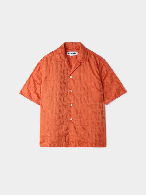 SHORT SLEEVES SHIRT / bright orange