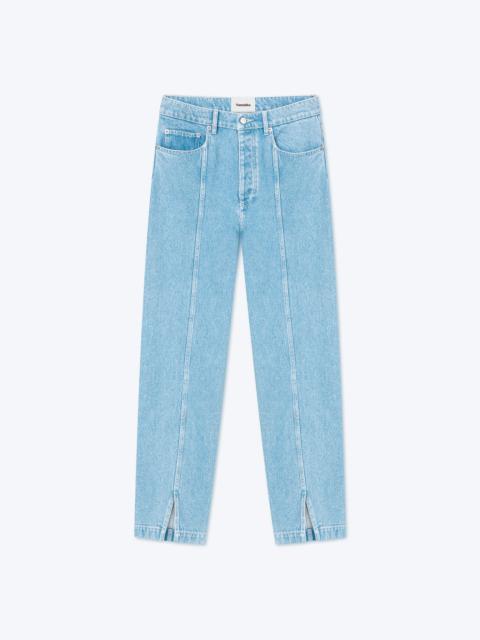Nanushka TIBES - Split-hem jeans - Eco light wash