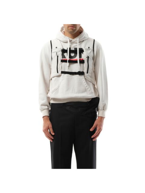 doublet Trail Vest Hoodie in White