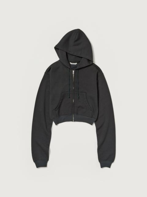 AURALEE HIGH-TWIST COMPACT SWEAT ZIP PARKA