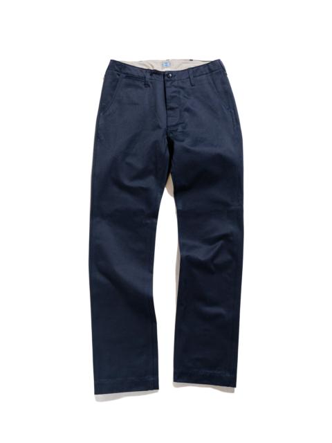 The Real McCoys MP19010 Blue Seal Chino Trousers Navy