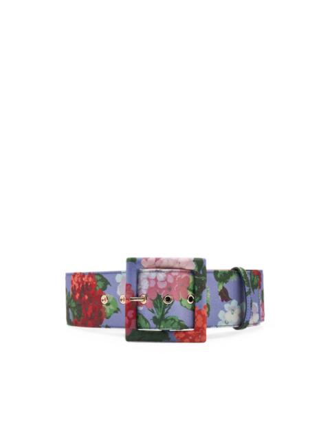 CAROLINA HERRERA Icon hydrangea-print belt