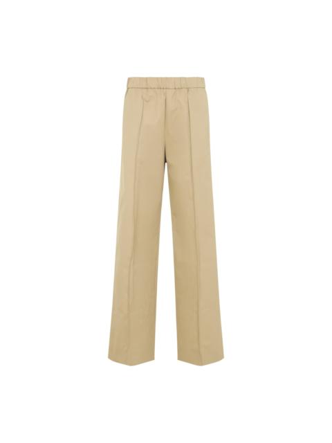 Jil Sander Track Inspired Relaxed Pants Women