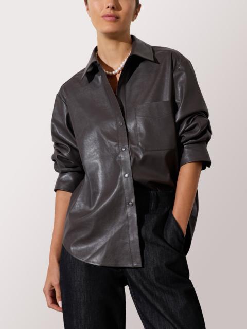 BROCHU WALKER The Pia Vegan Leather Shirt