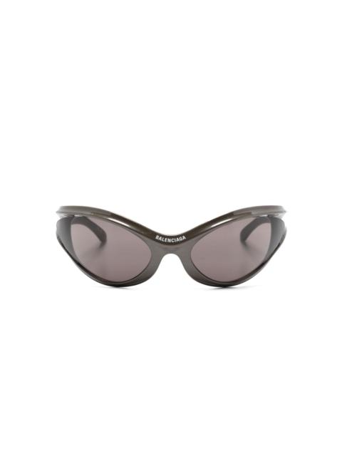Dynamo Wrap oversized-frame sunglasses
