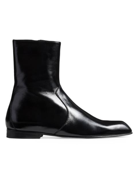 KHAITE Women's Colt Leather Ankle Boots - Black
