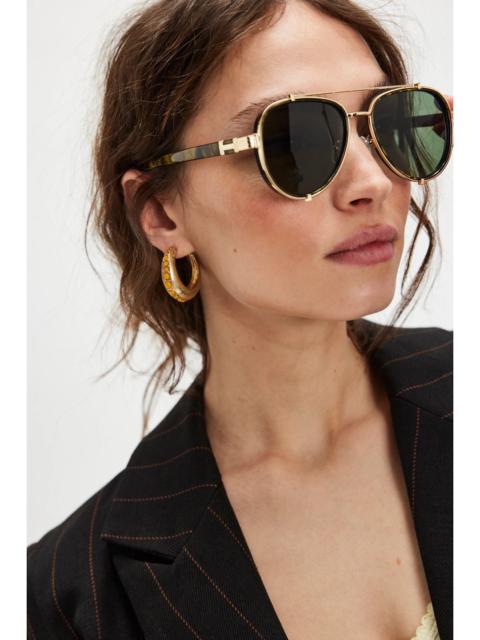 FREE PEOPLE Wesley Oversized Aviator Sunglasses