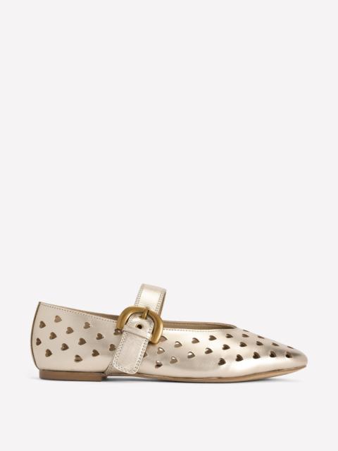 BODEN Kylie Flat Buckle Mary Janes-Gold