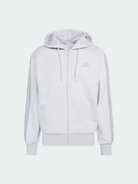 adidas Essentials 3-Stripes Fleece Hoodie