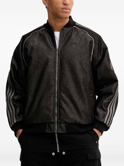 adidas zip-fastening jacket