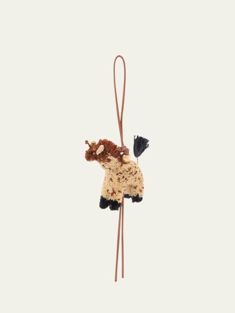 Loewe x Paula's Ibiza Giraffe Charm in Raffia