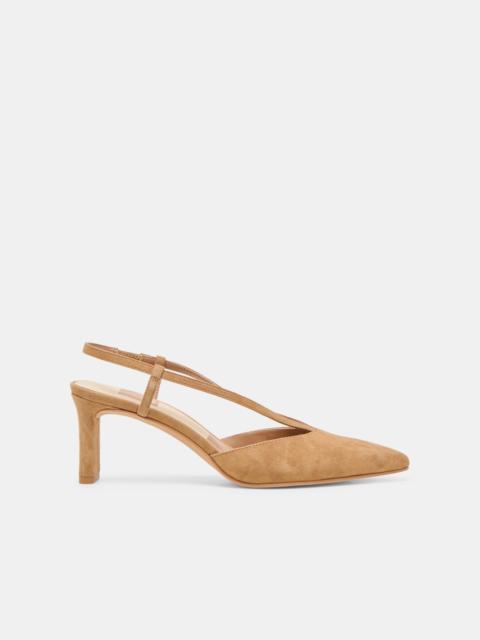 dolce vita GINAY HEELS LT BROWN SUEDE