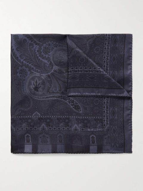 Etro Paisley-Print Silk-Twill Pocket Square