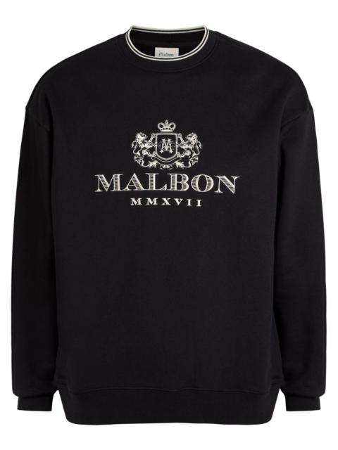 malbon Malbon Monarch Logo-embroidered Cotton Sweatshirt