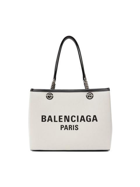 BALENCIAGA Off-White Medium Duty Free Tote