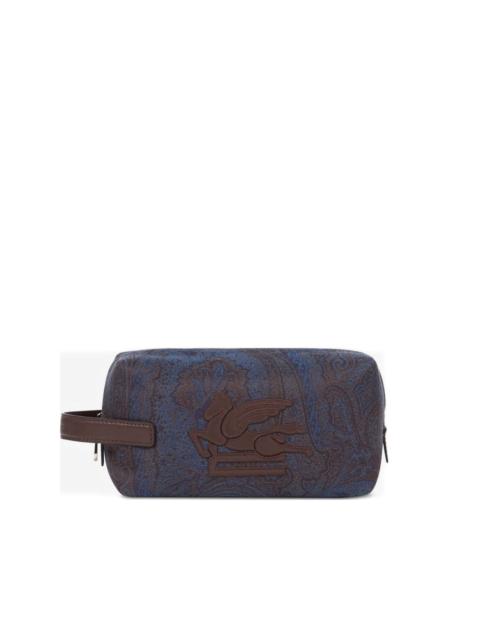 Etro small jacquard wash bag