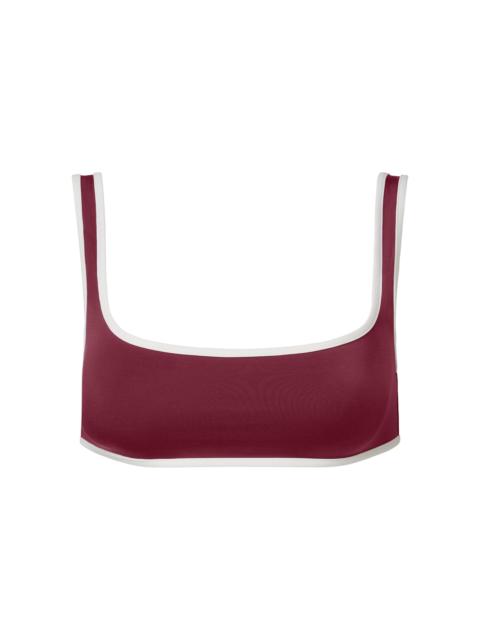 onia Claire Bikini Top burgundy