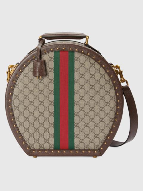 GUCCI GG small hat case with Web