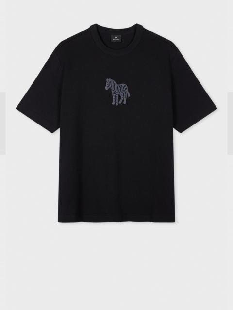 Paul Smith Black Zebra Logo Print T-Shirt