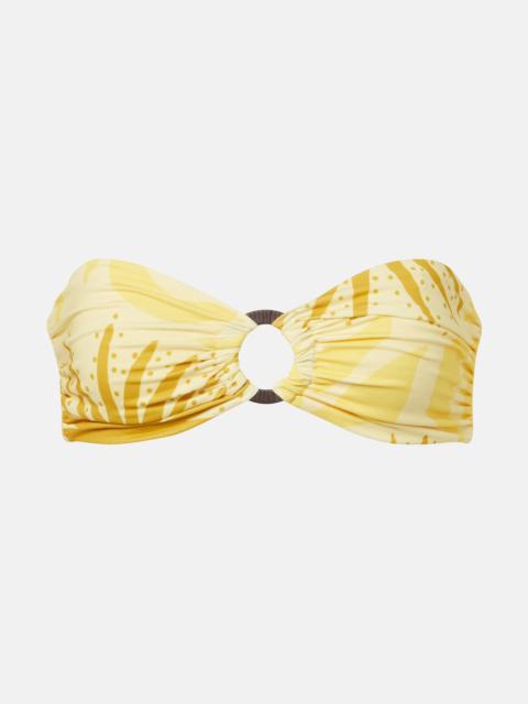 CALA de la CRUZ Sandra printed bikini top