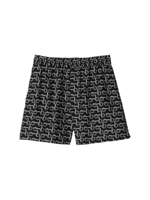 Burberry B-print silk shorts