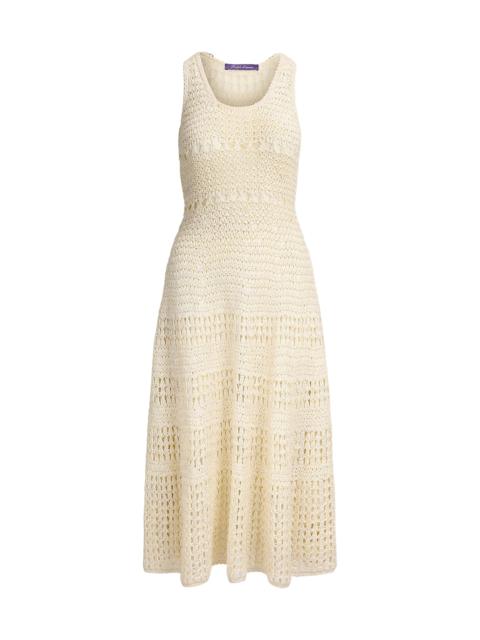 Ralph Lauren Women's Solanna Cotton Sweater Day Dress - Lux Cream