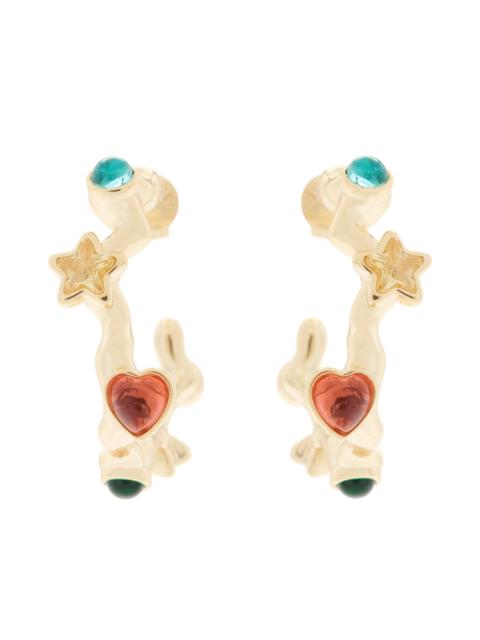 Collina Strada GOLD MULTI SUPER FLORENCE EARRINGS