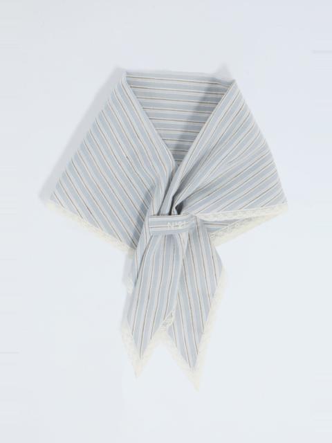 N°21 COTTON AND LINEN MUSLIN FOULARD