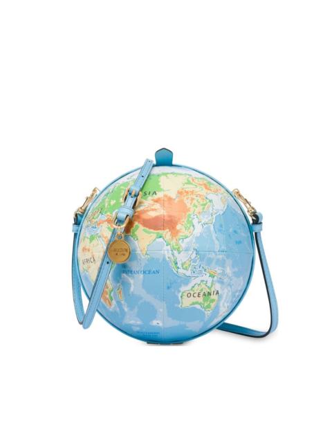Moschino World Map clutch bag