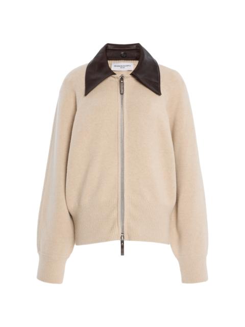 BRANDON MAXWELL The Conrad Cashmere Jacket brown