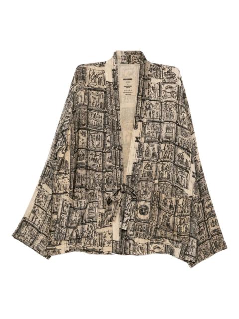 UMA WANG Tie-Waist Graphic Jacket
