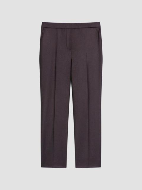Theory Women's Treeca Wool Crop Trousers - Nightshade