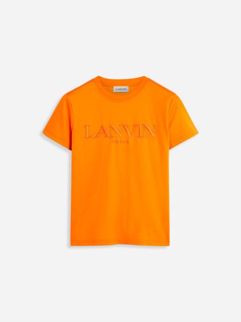 Lanvin CLASSIC LANVIN PARIS EMBROIDERED T-SHIRT