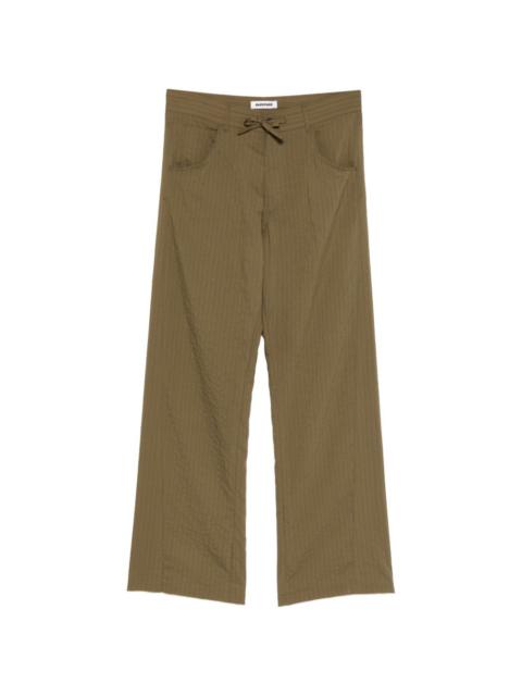 DARKPARK Iris Paper Bag drawstring striped trousers
