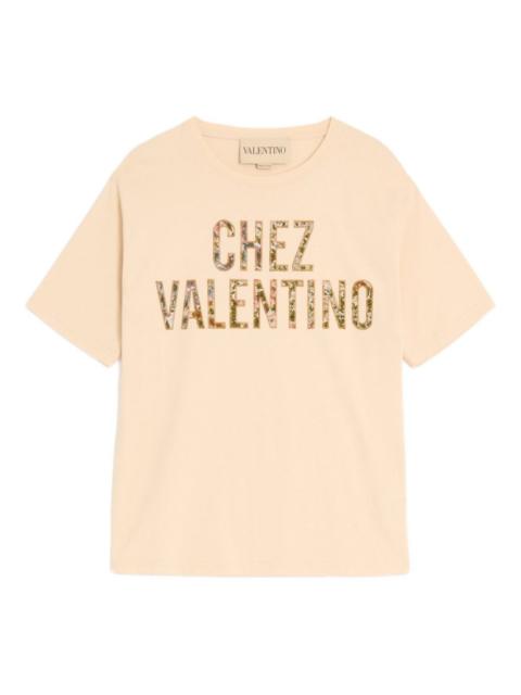 Valentino embroidered cotton T-Shirt