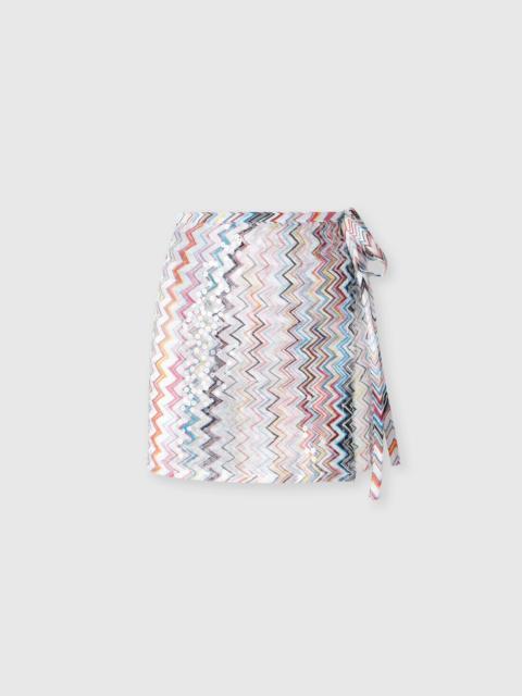 Missoni Viscose blend pareo mini skirt