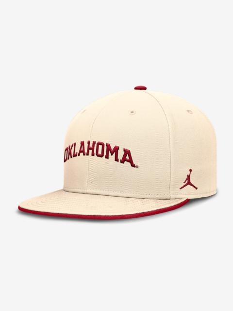 Jordan Oklahoma Sooners Primetime True Men's Jordan Brand Dri-FIT College Fitted Hat