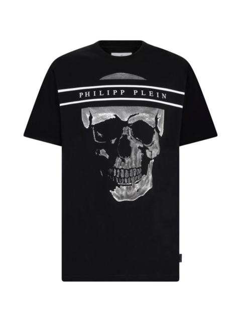 PHILIPP PLEIN round-neck skull-logo T-shirt